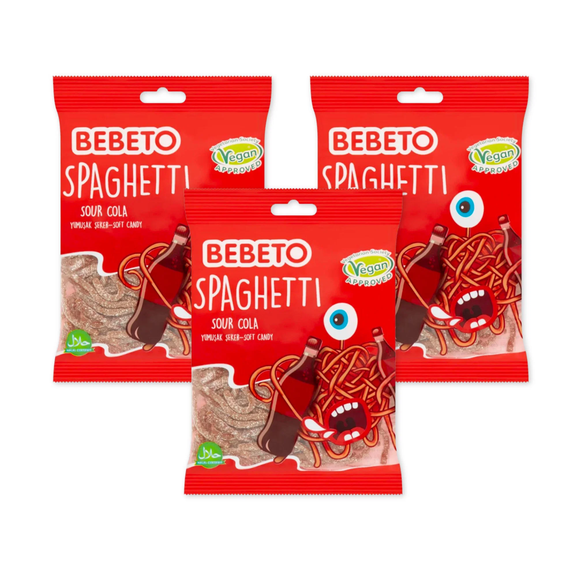 Bebeto Spaghetti Sour Cola - Image 3