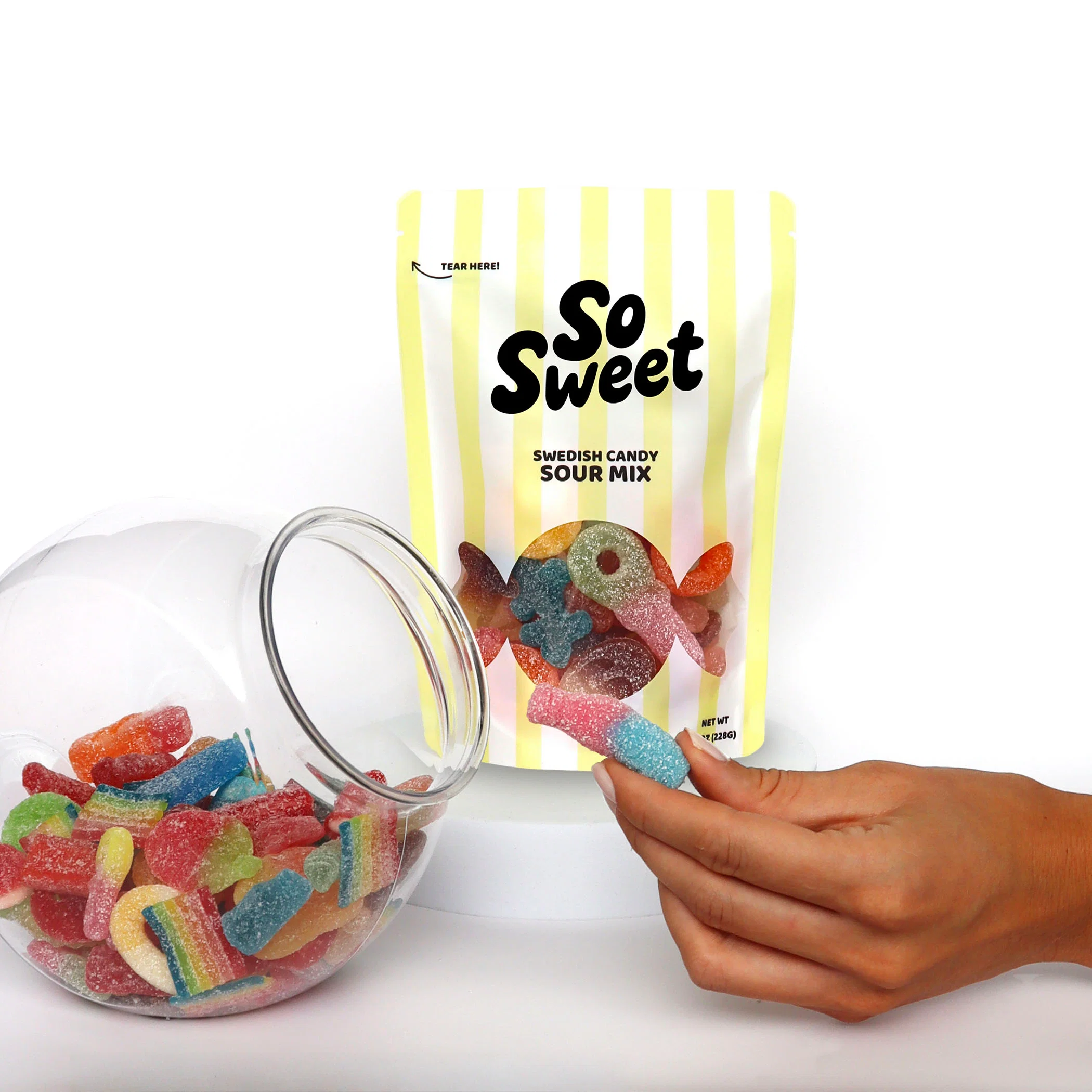 Swedish Candy 1/2lb Sour Mix - Image 3