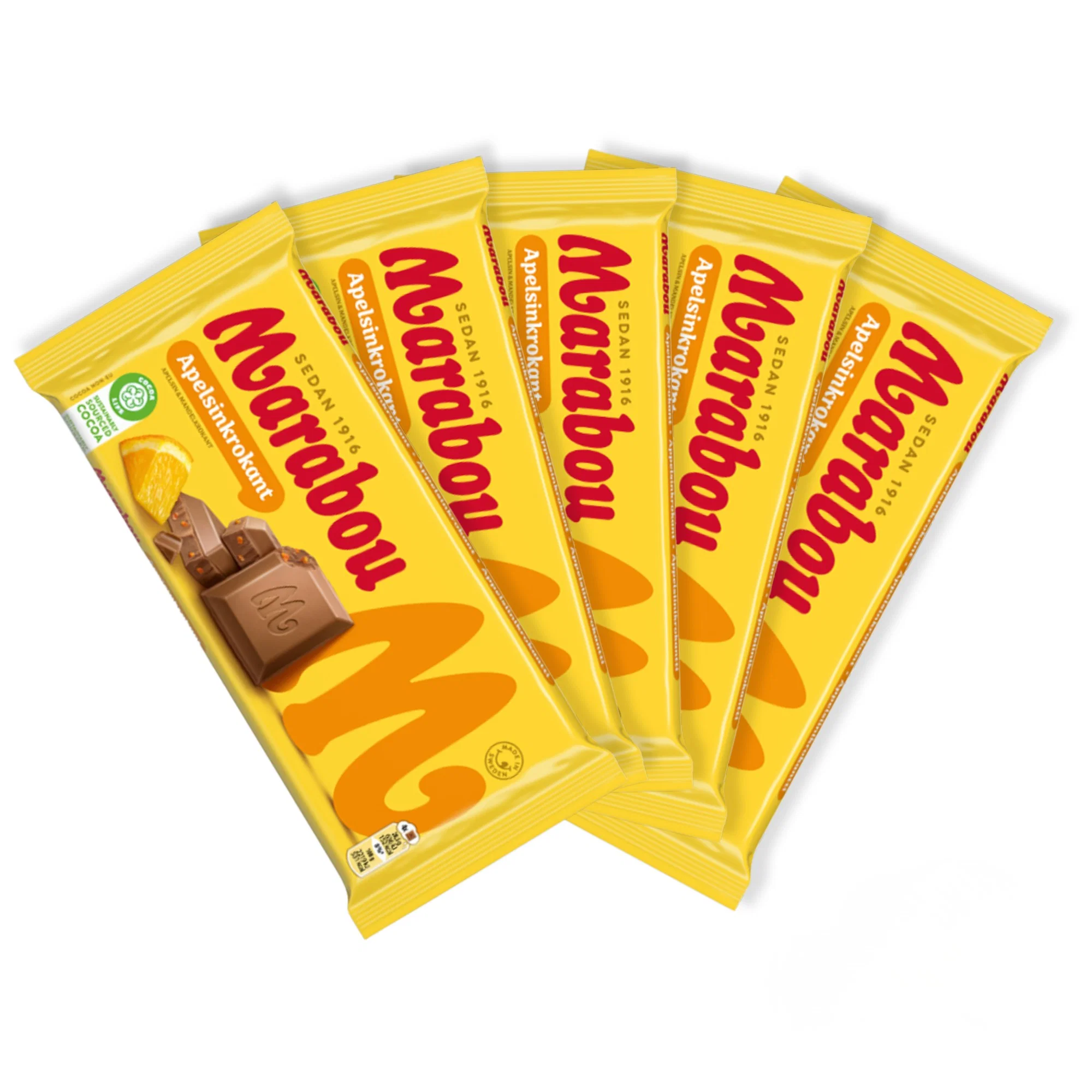 Marabou Orange Crisp 200g - Image 3
