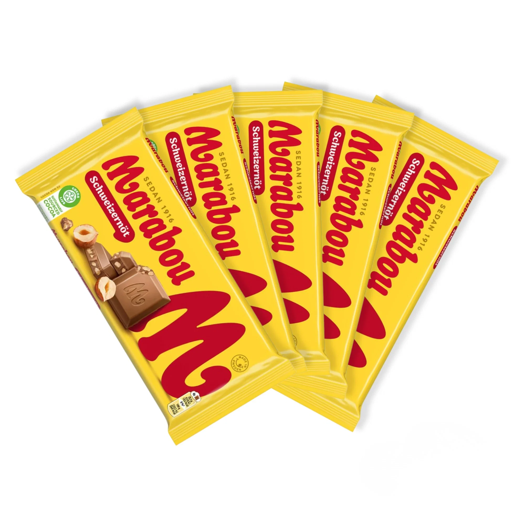 Marabou Swiss Walnut 200g - Image 3