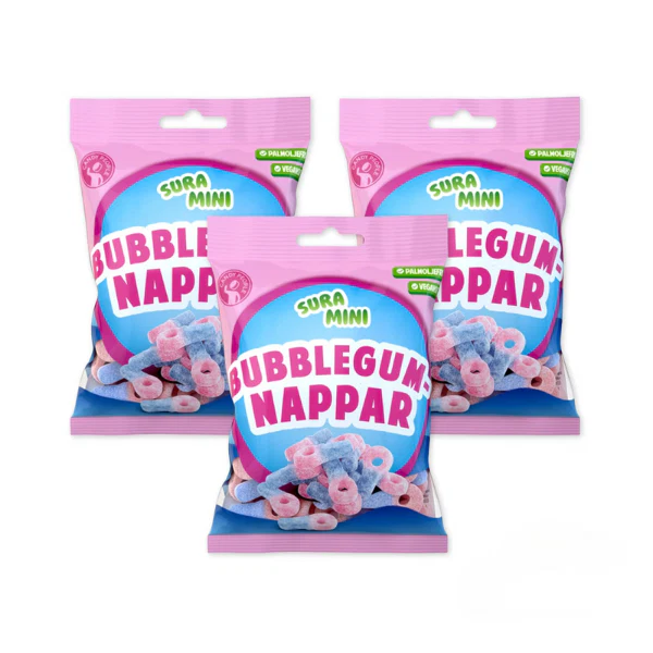 Sour Mini Bubblegum Nibbles - Image 2