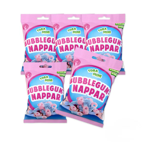 Sour Mini Bubblegum Nibbles - Image 3