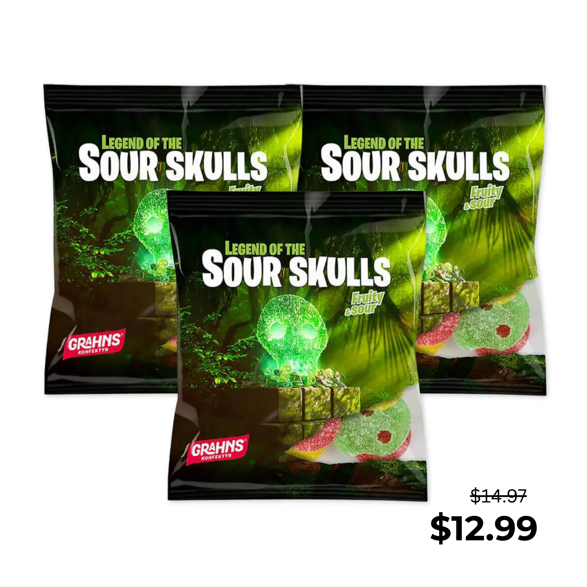 Sour Skulls Fruity & Sour - Image 3