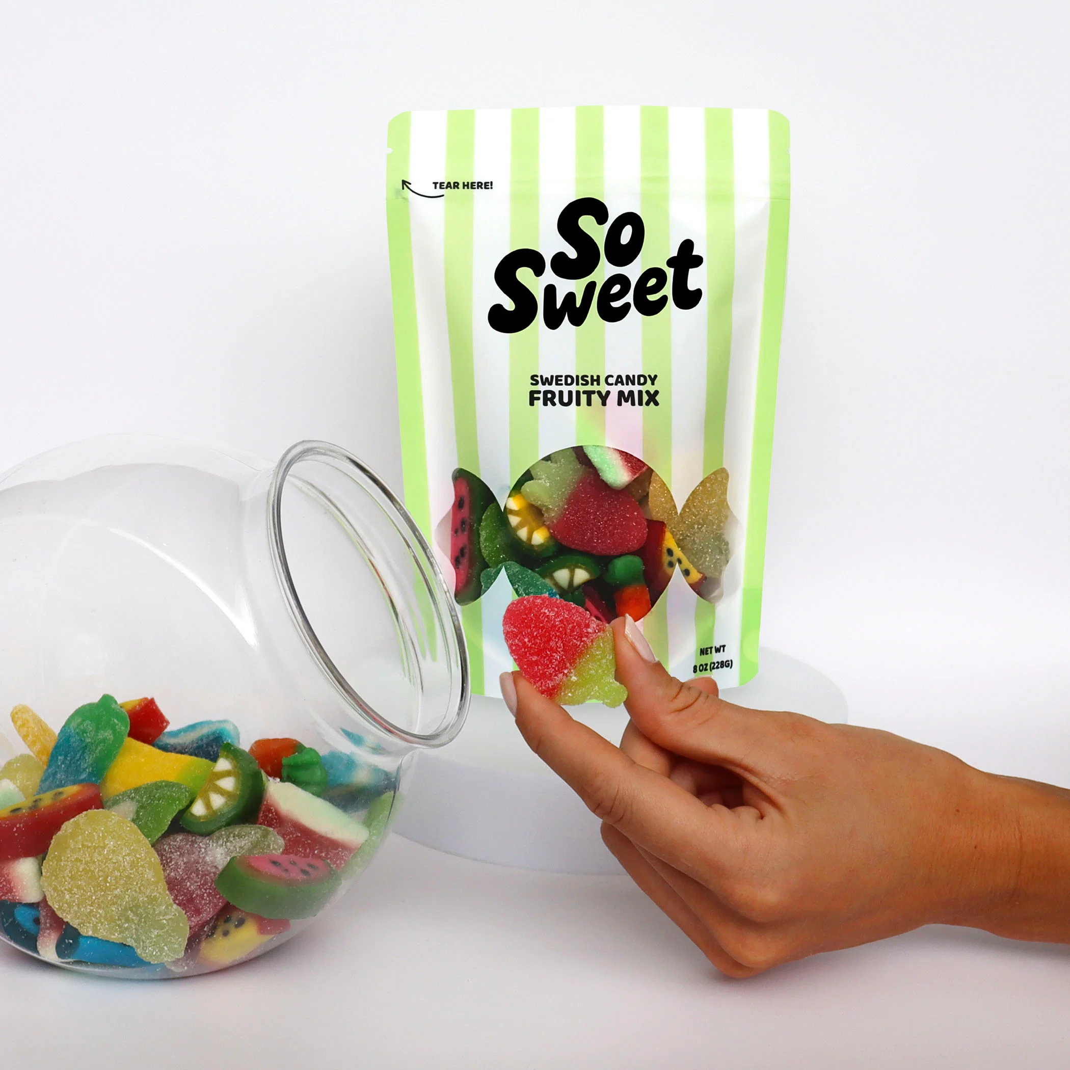 Swedish Candy 1/2lb Fruity Mix - Image 3