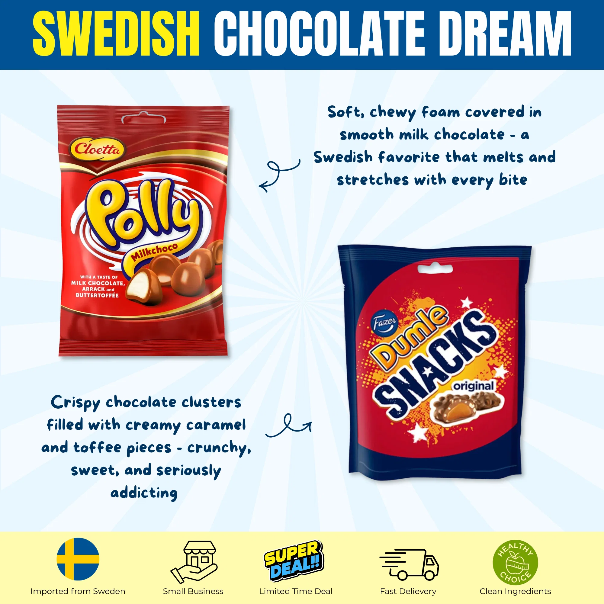 XXL Swedish Chocolate Bundle 3.7 lb - Image 3