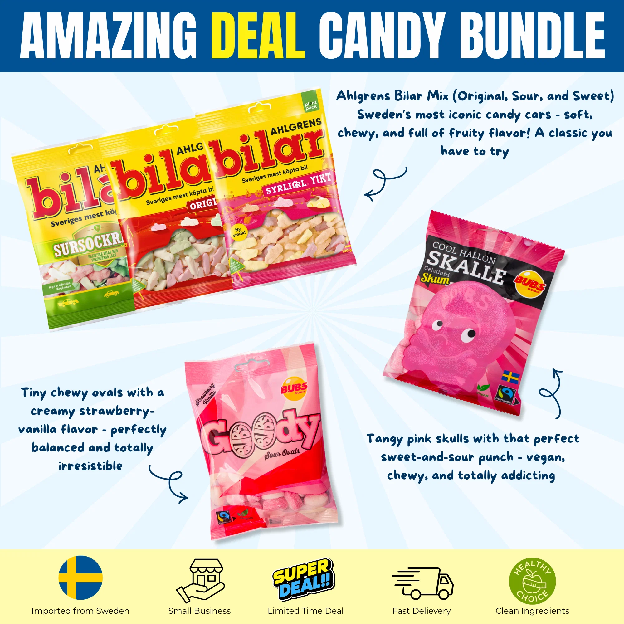 XXXL Swedish Candy Bundle 3.3 lb - Image 3